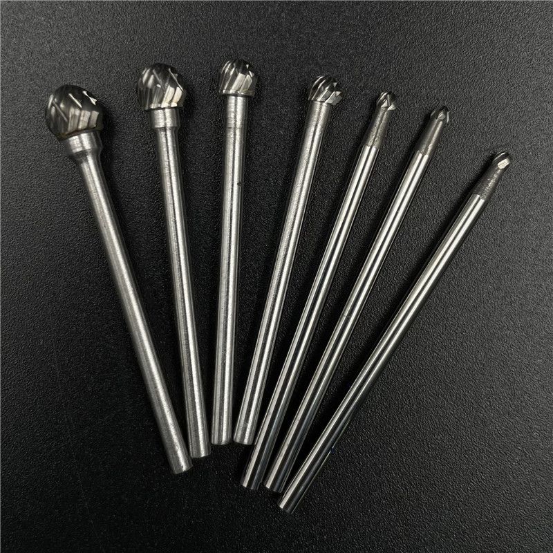 硬質(zhì)合金旋轉(zhuǎn)銼 鎢鋼磨頭合金打磨頭 銑刀 雕刻刀2.35mmA型圓柱形