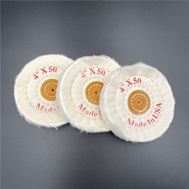 牙科技工拋光白棉輪 首飾白布輪 鏡面拋光棉輪拋光機用拋光大布輪